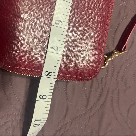 FURLA Riva/shoulder bag/leather/RED/solid color - Picture 8 of 9